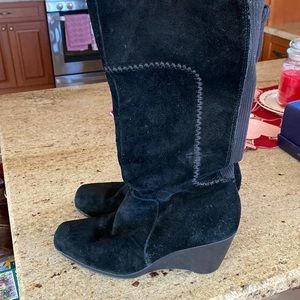 Naturalizer Black Suede Boots